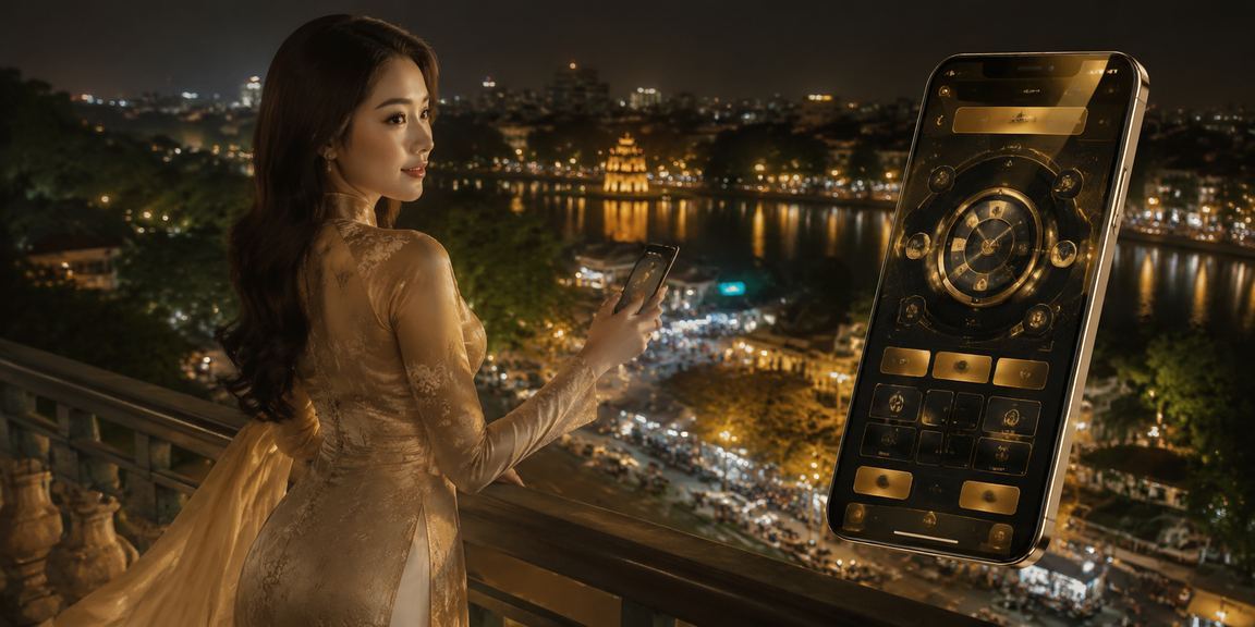 Người dùng Hà Nội đăng nhập tài khoản casino trên điện thoại di động
